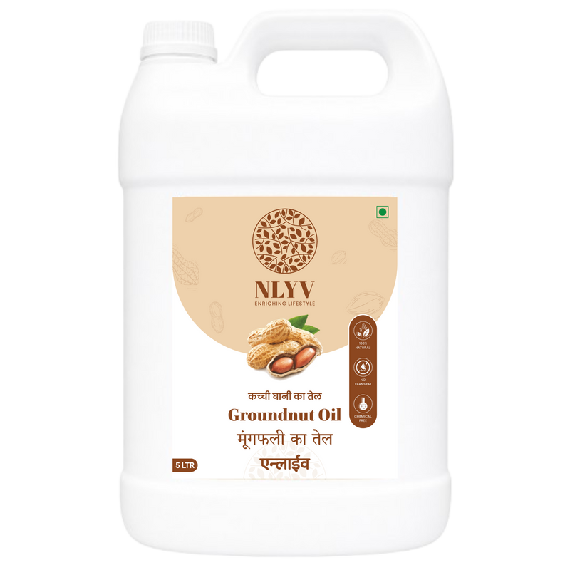 Wood Pressed Groundnut Oil (5L)