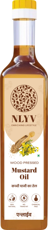Wood-pressed Mustard Oil (1L)