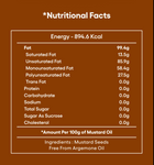 Wood-pressed Mustard Oil (1L) - Image 2