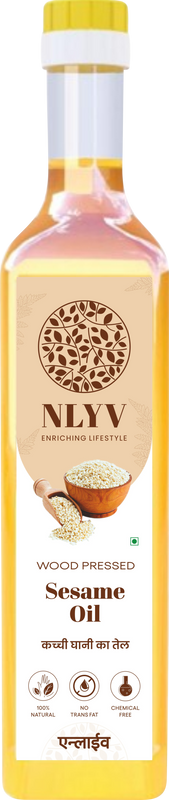 Wood-pressed Sesame oil (1 L)